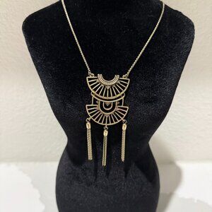 New Chloe + Isabel Sunlit Savanna Convertible Tassle Necklace